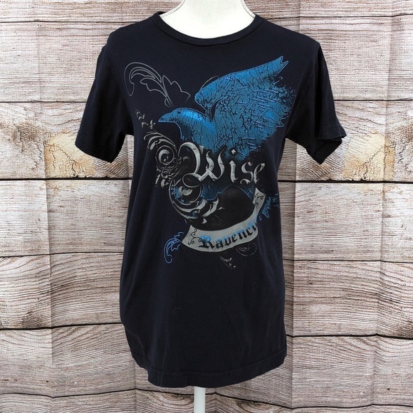 Universal Studios Wizarding World Blue Ravenclaw Short Sleeve Tee T-shirt Size S - Picture 1 of 7